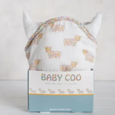 Highland Coo Baby Towel