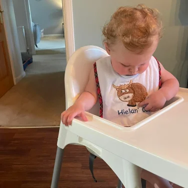 Embroidered Bib - Hielan’ Coo.